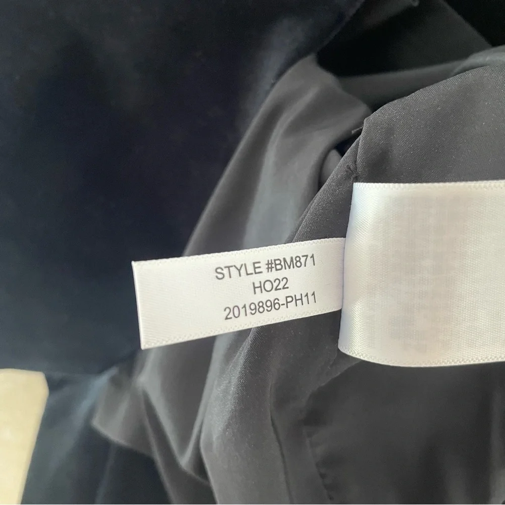 J. Crew square neck sheath dress in stretch velvet black 37517 - Picture 10 of 13